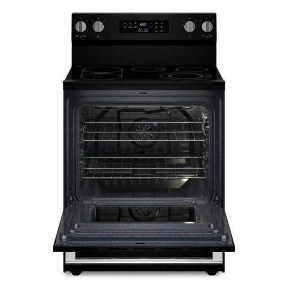 Maytag® 30-Inch Convection Electric Range With No Preheat Air Fry and Air Baking - 5.3 Cu. Ft. YMFES6030RB