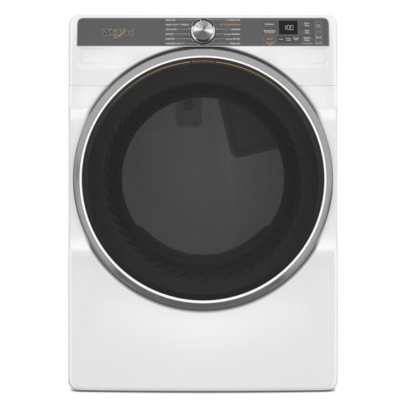 Whirlpool® 7.4 cu. ft. Smart Front Load ENERGY STAR® Certified Gas Dryer with Steam Capabilities WGD6720RW