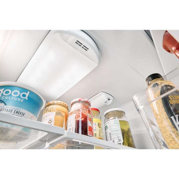 Whirlpool® 36-Inch Wide Counter-Depth French Door Bottom Mount Refrigerator - 20 cu. ft. WRFC2036RB