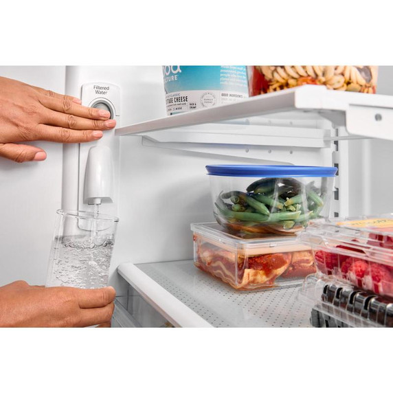 Whirlpool® 36-Inch Wide Counter-Depth French Door Bottom Mount Refrigerator - 20 cu. ft. WRFC2036RB