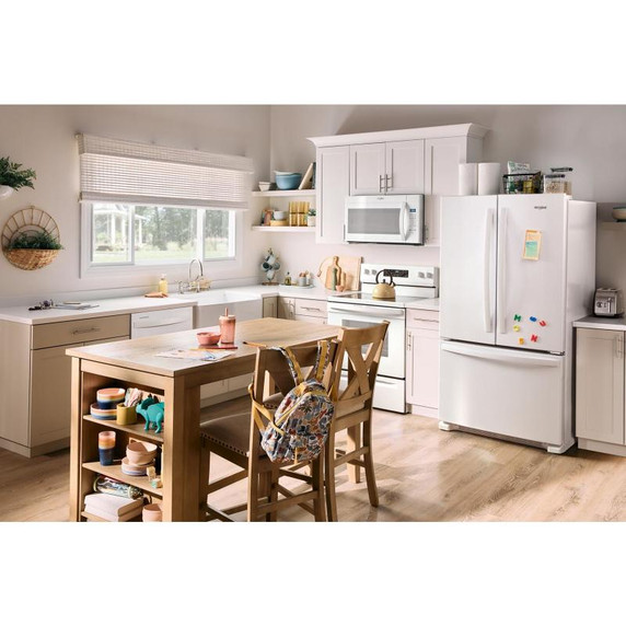 Whirlpool® 36-Inch Wide Full-Depth French Door Bottom Mount Refrigerator - 25 cu. ft. WRFF3036RW