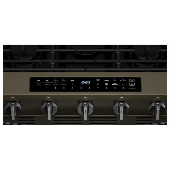 Whirlpool® 30-inch Smart Slide In Gas Range with True Convection, No Preheat Air Fry, Steam/Self Clean and High Speed Preheat WSGS7530RV