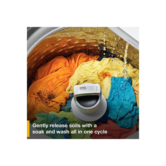 4.8 - 4.9 Cu. Ft. Whirlpool® Top Load Washer with 2-in-1 Removable Agitator. WTW4107SW
