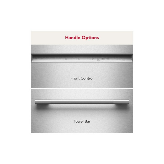 Kitchenaid® Third Level Utensil Rack Dishwasher with 30+ Total Wash Jets in PrintShield™ Finish, 47 dBA KDTS224SPS