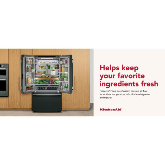 Kitchenaid® 24 cu. ft. 36-Inch Width Counter-Depth French Door Refrigerator with Interior Dispense KRFC236SJP