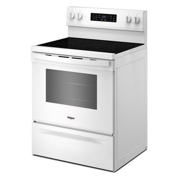 Whirlpool® 30-inch Electric Range with Air Cooking Technology YWFES5730SW