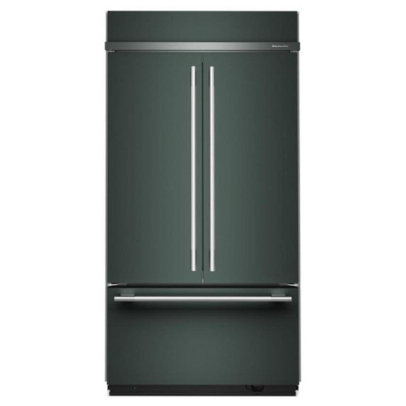 Kitchenaid® 24.2 Cu. Ft. 42" Built-In French Door Bottom Mount Refrigerator with Platinum Interior KBFN542SJP