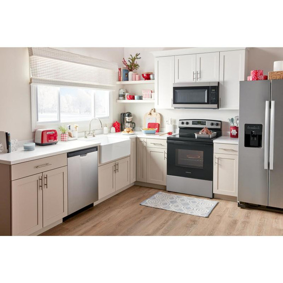 30-inch Amana® Electric Range with Extra-Large Oven Window YAER6203MSS