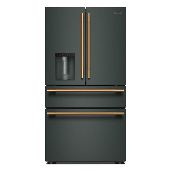 Kitchenaid® 29 cu. ft. French Door Refrigerator with Exterior Water and Ice and FreshChill™ Full-Width Refrigerated Drawer KRMF436SJP Kitchenaid® 29 cu. ft. French Door Refrigerator with Exterior Water and Ice and FreshChill™ Full-Width Refrigerated Drawer KRMF436SJP