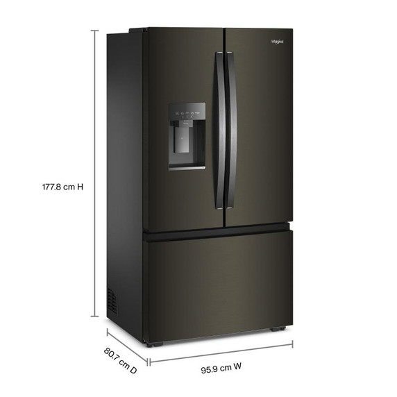 Whirlpool® 36-inch Wide True Counter Depth 3-Door French Door Refrigerator - 23.4 cu. ft. WRFC5036RV Whirlpool® 36-inch Wide True Counter Depth 3-Door French Door Refrigerator - 23.4 cu. ft. WRFC5036RV