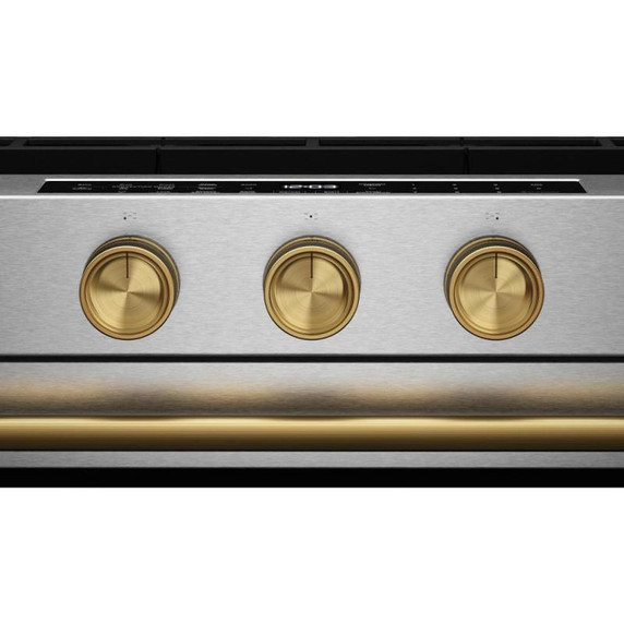 Brass Handle and Knob Hardware Accessory Kit for KitchenAid® Slide-In Convection Gas Range W11773968