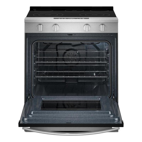 Whirlpool® 30-inch Electric Smart Range with Air Cooking Technology and Steam Clean YWSES4530TZ