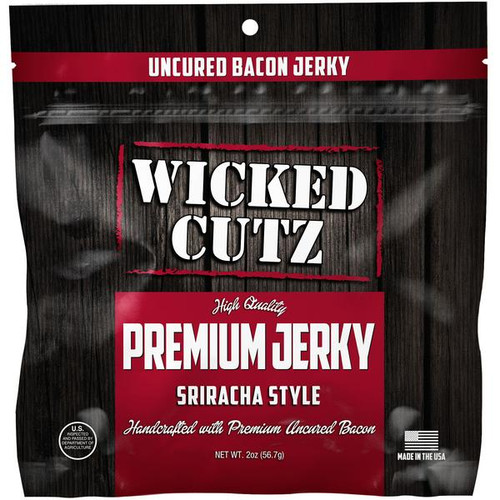 Wicked Cutz - Sriracha Bacon Jerky (2 oz)