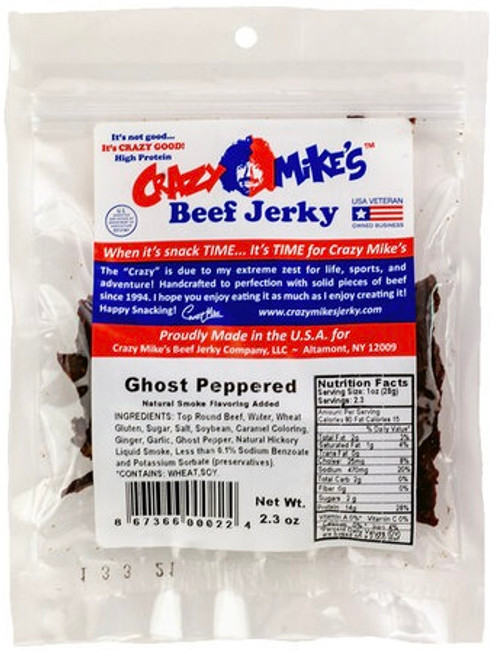 Crazy Mike's Jerky  - Ghost Peppered