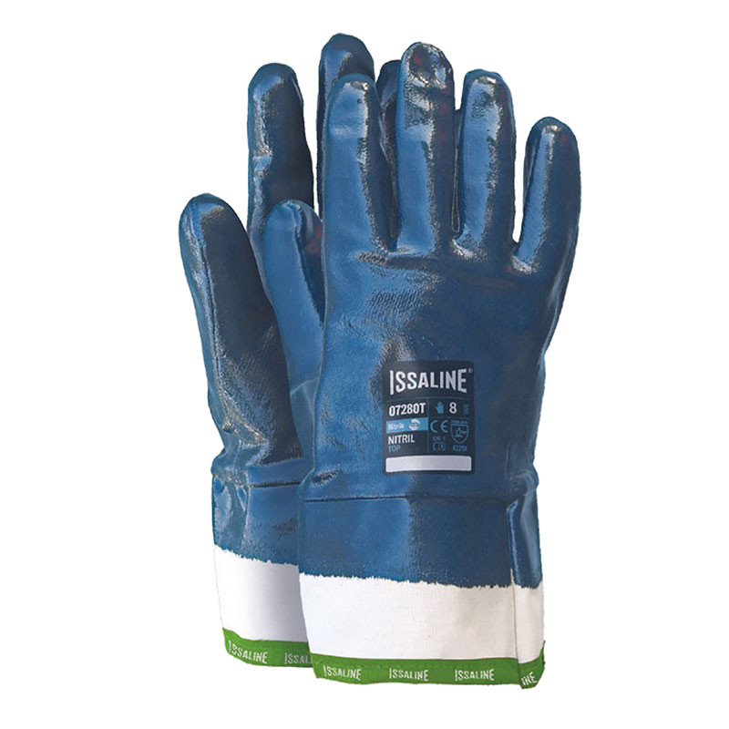 12 Paia - Guanti Da Lavoro Cofra Loader Deep in Nitrile