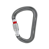 Moschettone asimmetrico leggero screw-lock Petzl William CE EN 362