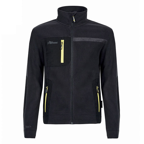 Felpa Upower Venus micropile zip lunga Black Carbon, Felpa Upower Venus micropile zip lunga Black Carbon,