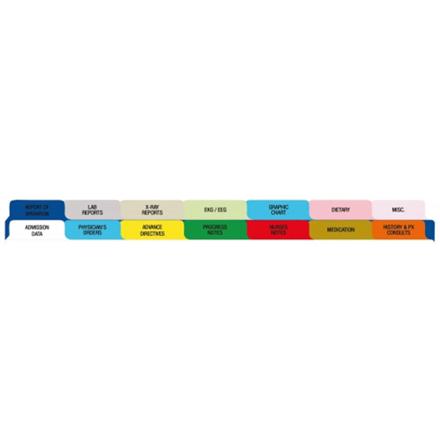 Acute Medical Chart Dividers - First Healthcare Products