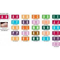 Kimdura Tab Compatible Vinyl Kimdura Mini Alpha Series Two Tier Dispenser Tray, Set of 26 [A-Z] 