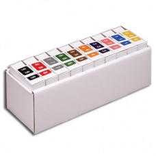 Smead Compatible Numeric Series Dispenser Tray Set 10 [0-9] 