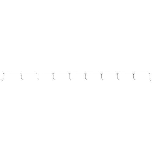 First Products S/O Blank 9 Tab Poly Divider Set All White Tabs - Antimicrobial 