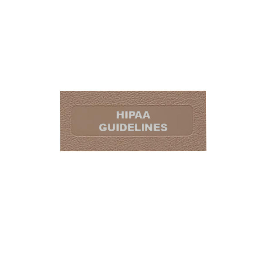 First Products HIPAA Guidelines: Side Open  3 Ring - ALL 