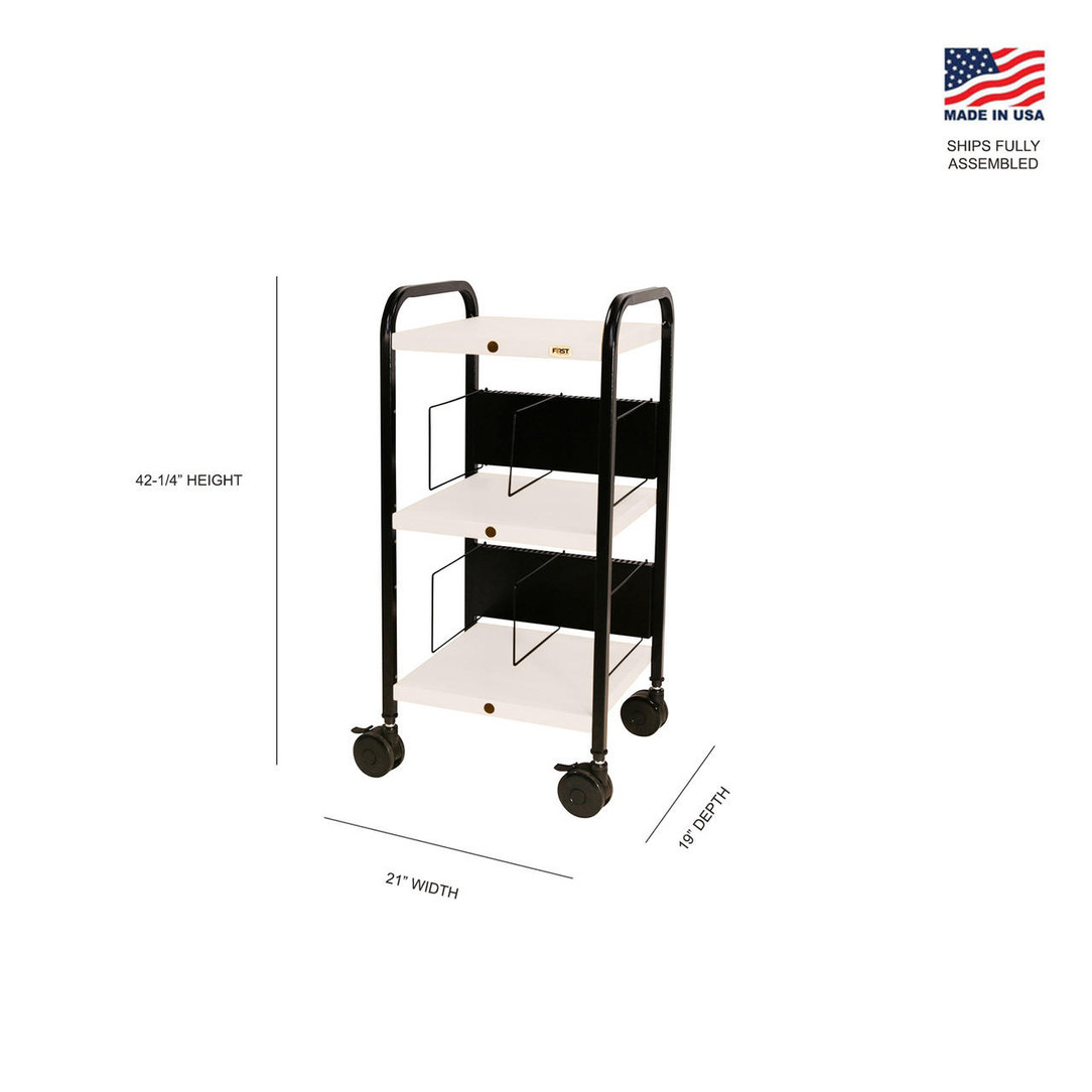 MOVIT Elite Chart Rack Mobile Medical Chart Rack for Healthcare