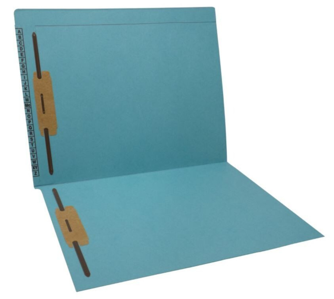 50 per box Kardex - Color scan Style Folders (Two Fasteners)