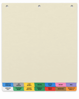 First Products Acute Medical Chart Dividers: Top Open Tabs 