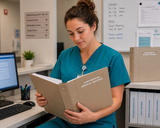 Confidential Medical Records Chart Binder