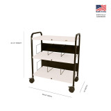 First Products Mov-it Elite Chart Rack – Mobile Medical Chart Rack for Healthcare | First Products 