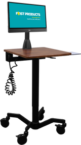 Mov-it Mobile Desk: All-In-One Monitor Monitor / Panel PC Carts FP-1029-R00-SD First Products