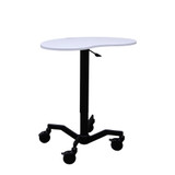 Mov-it Mobile Desk: Curved Large All Mobile Workstations FP-1030-R00-SD First Products
