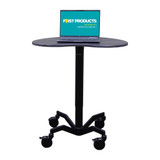 First Products Mov-it Mobile Desk: Curved Large 