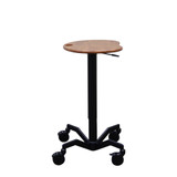 Mov-it Mobile Desk: Curved Small All Mobile Workstations FP-1035-R00-SD First Products