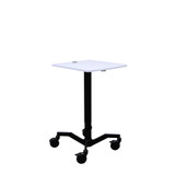 Mov-it Mobile Standing Desk: Rectangle All Mobile Workstations FP-1034-R00-SD First Products