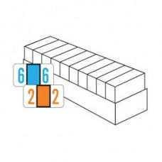  Jeter Compatible Laminated Numeric Series 6100 Dispenser Tray Set 10 [0-9] 