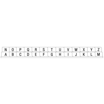First Products S/O Alphabetical (A-Z) 26 Tab Set Poly Dividers - Antimicrobial 
