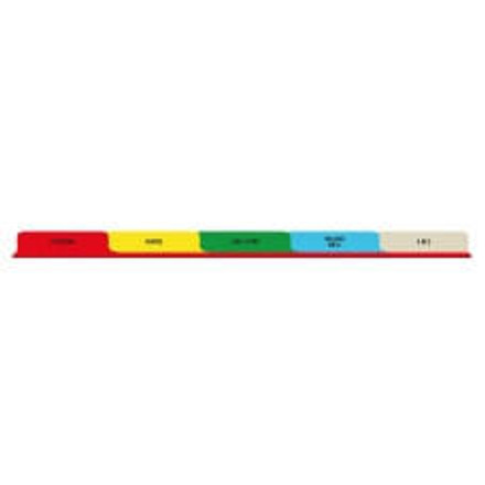 T/O Emergency Department 5 Tab Poly Divider Set - Antimicrobial Products M240701 First Products