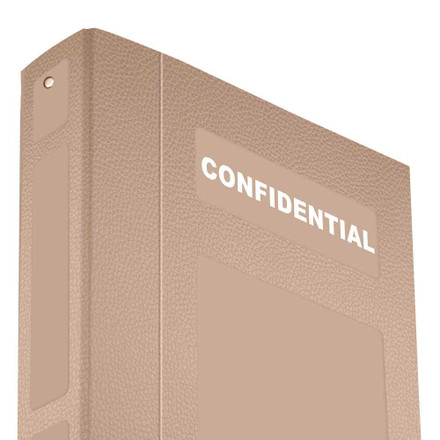 First Products Confidential Manual: Side Open  3 Ring - ALL 