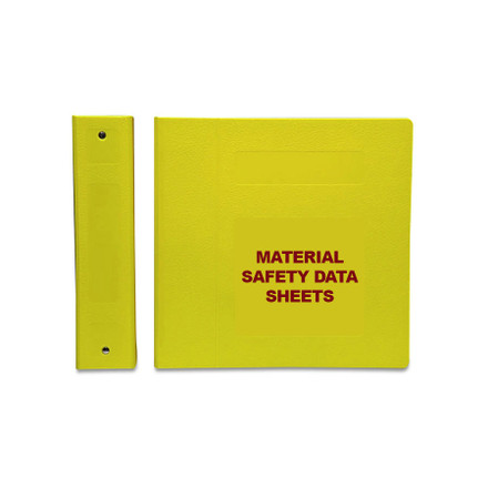 First Products MSDS Binder Manual Book: Side Open Cover  3 Ring - ALL 