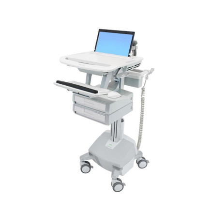 StyleView® Laptop Cart, LiFe Powered, 2 Drawers (1x2)