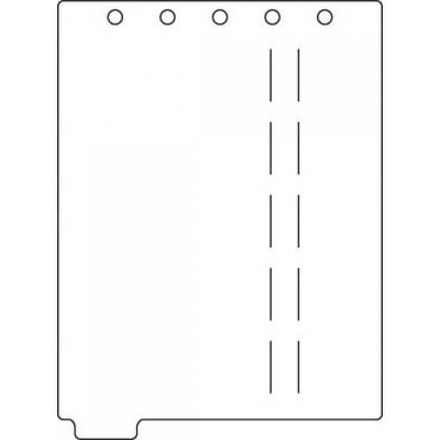 First Products Top Opening Poly Divider Page Blank Tab 