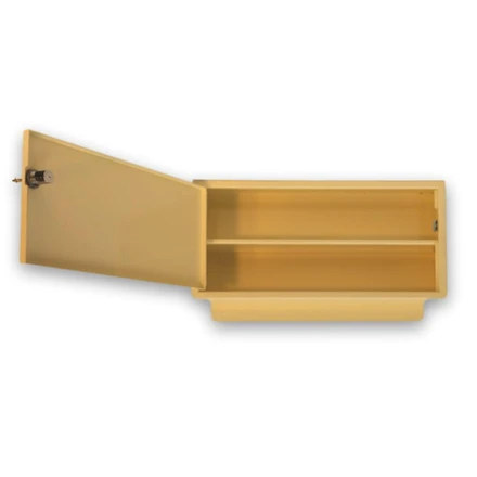 First Products Stor-it Single Locking Med Box (Almond) 