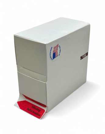  FIRST Tags Missing Information Arrows in Dispenser, 150ct. - Red 
