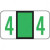  Jeter Compatible Numeric Label Laminated - Series 6100 