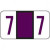  Jeter Compatible Numeric Label Laminated - Series 7300 