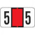  Jeter Compatible Numeric Label Laminated - Series 7300 