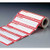 Allergic Label 200/Roll White with Red Border Traditional Charting 5103 First Products