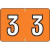 Barkley Compatible Numeric Label Laminated 
